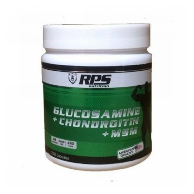 RPS Nutrition Glucosamine+Chondroitin+MSM (240 капс) 40 порций