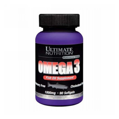 Ultimate Nutrition Omega-3 1000мг (90 капсул) 90 порций