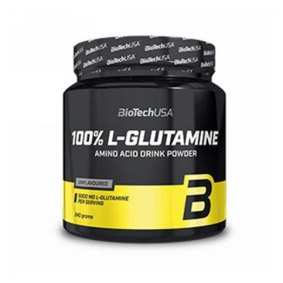 Biotech USA 100% l-Glutamine (240 гр.) 48 порций