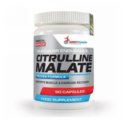 WESTPHARM Citrulline Malate 500 мг (90 капсул) 30 порций