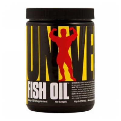 Universal Nutrition Fish Oil (100 капсул) 100 порции