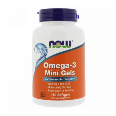 Now Foods Mini Gels Omega-3 (180 таб) 90 порций