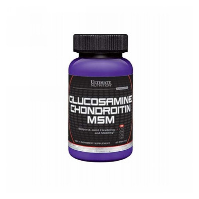 Ultimate Nutrition Glucosamine Chondroitin & MSM (90 таб) 30 порций