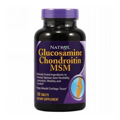 Natrol Glucosamine Chondroitin & MSM (150 таб) 150 порций