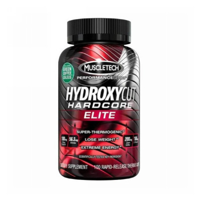 MuscleTech Hydroxycut Hardcore Elite (100 капсул) 50 порций