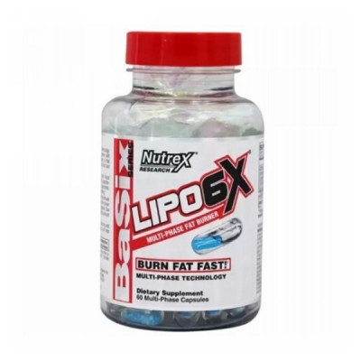 Nutrex Lipo 6x (60 капсул) 60 порций