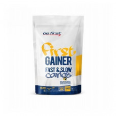 Be First Gainer Fast & Slow Carbs (гейнер на быстрых и медленных углеводах) (1000 гр) 9 порций