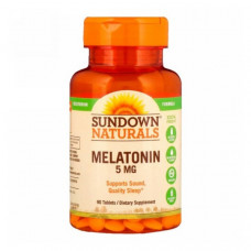 Sundown Naturals Мелатонин 5 мг (90 таб) 90 порций