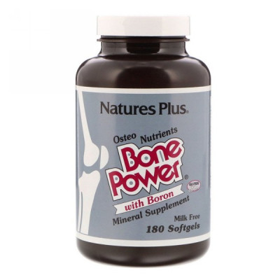 Natures Plus Bone Power with Boron (180 желат.капс.) 45 порций