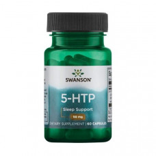 Swanson 5-HTP (5-Гидрокситриптофан) 50мг (60 капсул) 60 порций