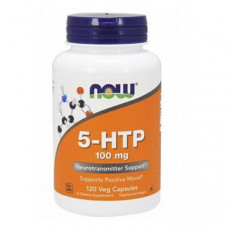 NOW Foods 5-HTP (5-Гидрокситриптофан) 100мг (120 капсул) 120 порций