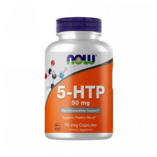 NOW Foods 5-HTP (5-Гидрокситриптофан) 50мг (90 капсул) 90 порций